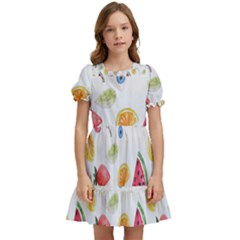 Fruit! Kids  Puff Sleeved Dress by fructosebat