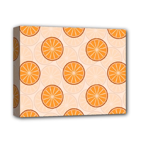 Orange Slices! Deluxe Canvas 14  X 11  (stretched) by fructosebat