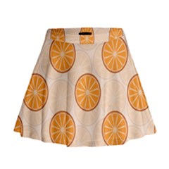 Orange Slices! Mini Flare Skirt by fructosebat