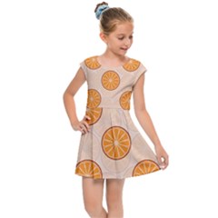 Orange Slices! Kids  Cap Sleeve Dress by fructosebat