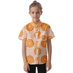 Orange Slices! Kids  Short Sleeve Shirt by fructosebat