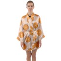 Orange Slices! Long Sleeve Satin Kimono View1