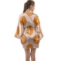 Orange Slices! Long Sleeve Satin Kimono View2