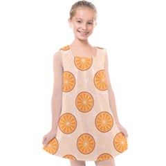 Orange Slices! Kids  Cross Back Dress by fructosebat