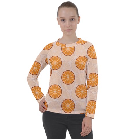 Orange Slices! Women s Long Sleeve Raglan Tee by fructosebat