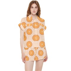 Orange Slices! Chiffon Lounge Set by fructosebat