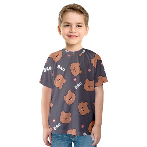 Bears! Kids  Sport Mesh Tee by fructosebat