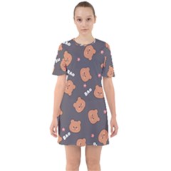 Bears! Sixties Short Sleeve Mini Dress