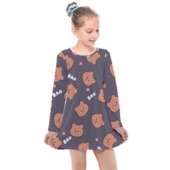 Bears! Kids  Long Sleeve Dress