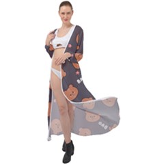 Bears! Maxi Chiffon Beach Wrap