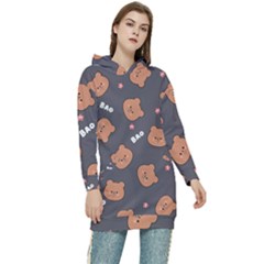 Bears! Women s Long Oversized Pullover Hoodie