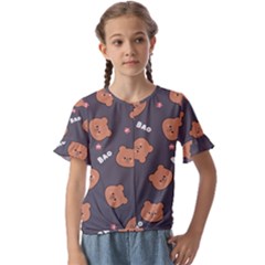 Bears! Kids  Cuff Sleeve Scrunch Bottom Tee