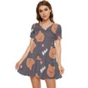 Bears! Tiered Short Sleeve Babydoll Dress View1