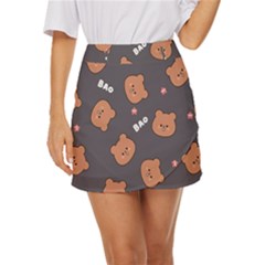 Bears! Mini Front Wrap Skirt