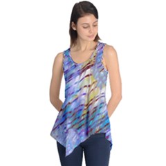 Abstract Ripple Sleeveless Tunic by bloomingvinedesign