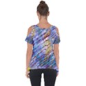 Abstract Ripple Cut Out Side Drop Tee View2