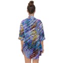 Abstract Ripple Open Front Chiffon Kimono View2