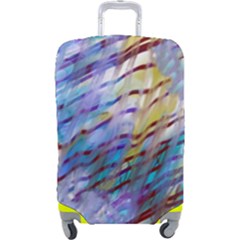 Abstract Ripple Luggage Cover (large) by bloomingvinedesign