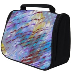 Abstract Ripple Full Print Travel Pouch (big) by bloomingvinedesign