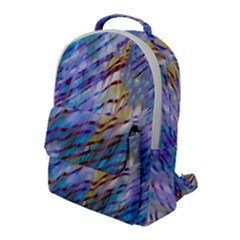 Abstract Ripple Flap Pocket Backpack (large) by bloomingvinedesign