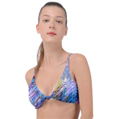 Abstract Ripple Knot Up Bikini Top by bloomingvinedesign