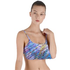 Abstract Ripple Layered Top Bikini Top  by bloomingvinedesign