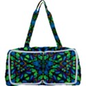 Blue Green Kaleidoscope Multi Function Bag View1