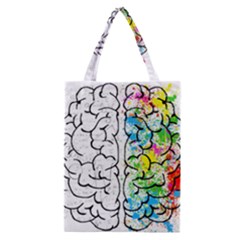 Brain-mind-psychology-idea-drawing Classic Tote Bag