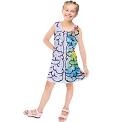 Brain-mind-psychology-idea-drawing Kids  Tunic Dress