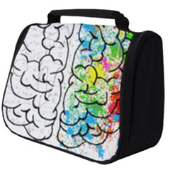 Brain-mind-psychology-idea-drawing Full Print Travel Pouch (big)