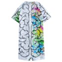 Brain-mind-psychology-idea-drawing Kids  Boyleg Half Suit Swimwear View2