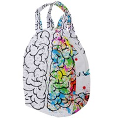 Brain-mind-psychology-idea-drawing Travel Backpacks by Jancukart