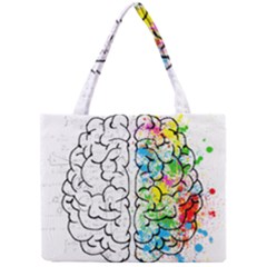 Brain-mind-psychology-idea-drawing Mini Tote Bag