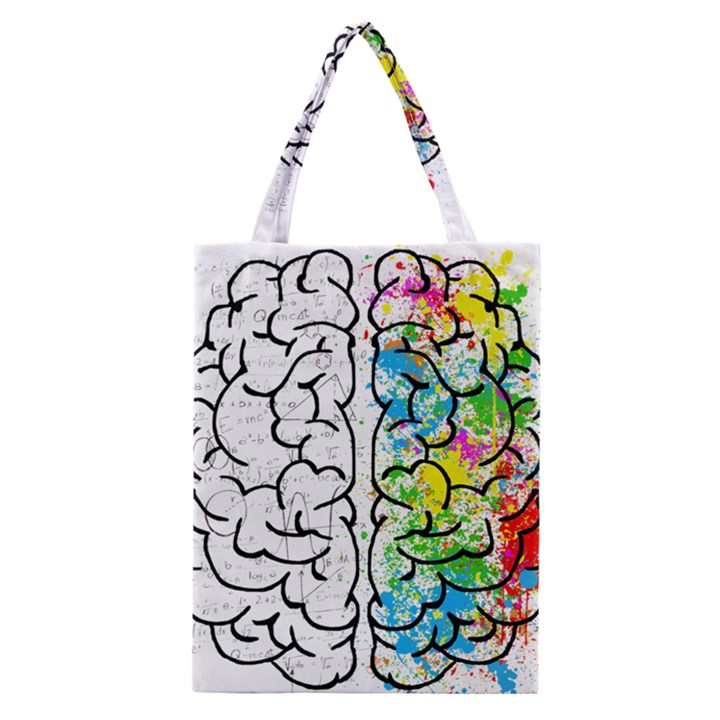 Brain-mind-psychology-idea-drawing Classic Tote Bag