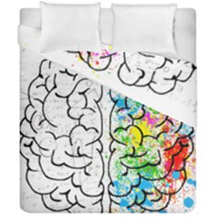 Brain-mind-psychology-idea-drawing Duvet Cover Double Side (california King Size)