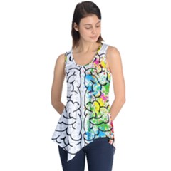 Brain-mind-psychology-idea-drawing Sleeveless Tunic