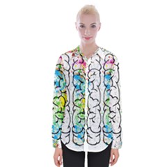 Brain-mind-psychology-idea-drawing Womens Long Sleeve Shirt