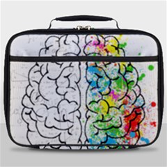 Brain-mind-psychology-idea-drawing Full Print Lunch Bag by Jancukart