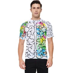 Brain-mind-psychology-idea-drawing Men s Short Sleeve Rash Guard