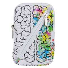 Brain-mind-psychology-idea-drawing Belt Pouch Bag (small)