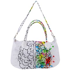 Brain-mind-psychology-idea-drawing Removal Strap Handbag by Jancukart