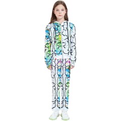 Brain-mind-psychology-idea-drawing Kids  Tracksuit by Jancukart