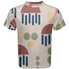 Art Background Abstract Design Men s Cotton Tee