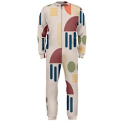 Art Background Abstract Design Onepiece Jumpsuit (men)