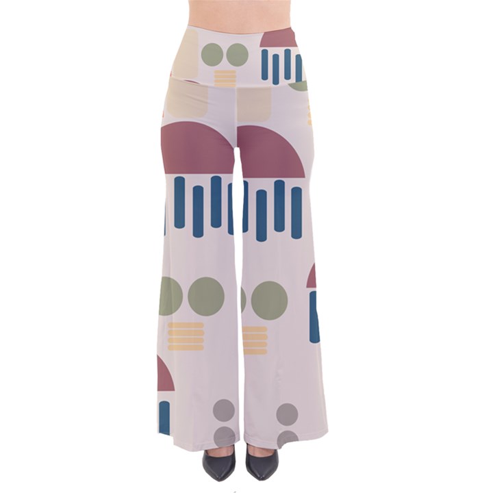 Art Background Abstract Design So Vintage Palazzo Pants