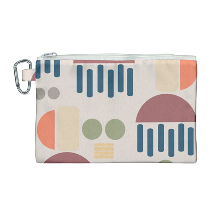 Art Background Abstract Design Canvas Cosmetic Bag (Large)