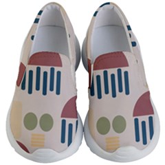 Art Background Abstract Design Kids Lightweight Slip Ons