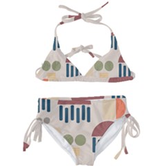 Art Background Abstract Design Kids  Classic Bikini Set by Jancukart