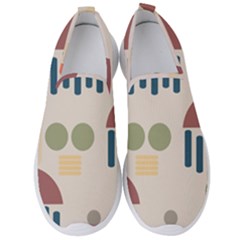 Art Background Abstract Design Men s Slip On Sneakers