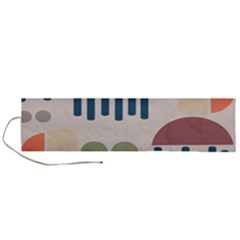 Art Background Abstract Design Roll Up Canvas Pencil Holder (l)